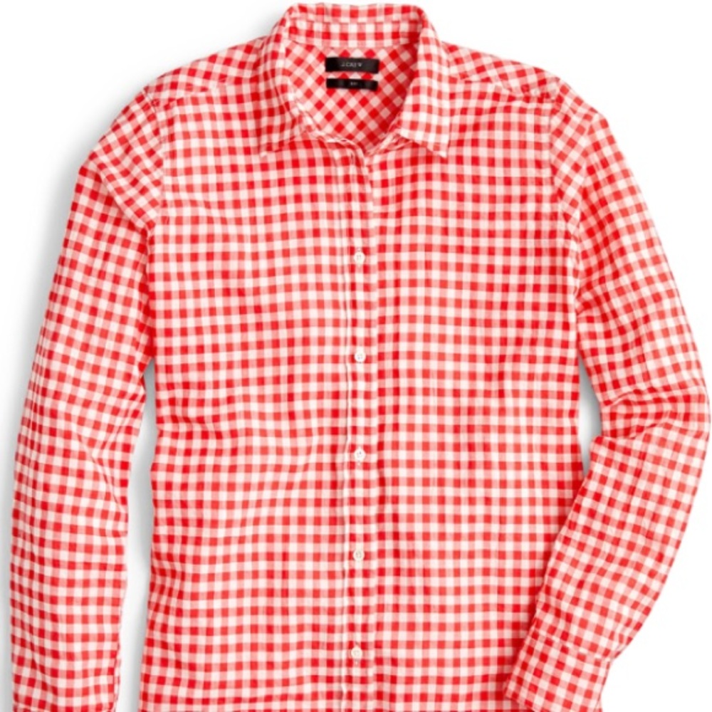J.Crew Plaid Buttondown